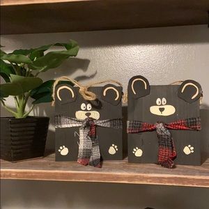 Hand painted Bear Home Decor